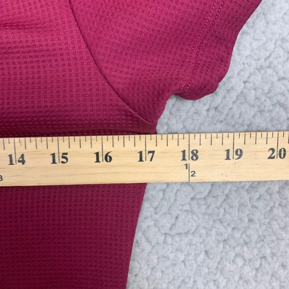 The North Face Short Sleeve Top Womens M Pink AG9J Flight Series Quarter Zip - Picture 12 of 12